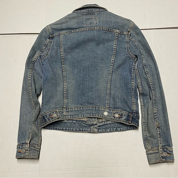 Levis Womens Denim Trucker Jacket Size Small Standard Fit Retro Y2K - Picture 6 of 10